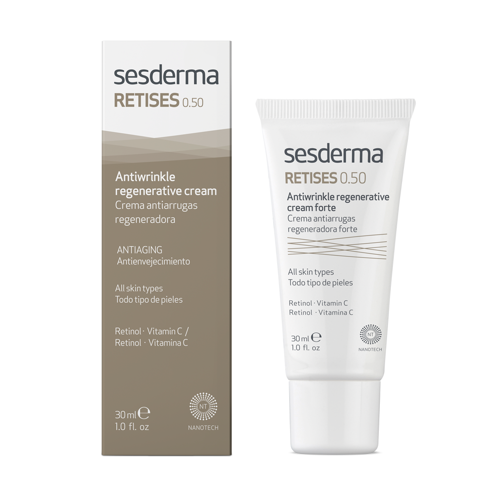 SesDerma Laboratories Retises 0.50% Antiwrinkle Regenerative Cream Forte Регенеруючий крем проти зморшок посиленої дії