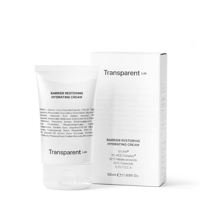 Transparent Lab Barrier Restoring Hydrating Cream Зволожувальний відновлювальний крем для обличчя
