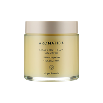 Aromatica Kakadu Youth Glow Vita Cream Крем нічний з геміскваланом 1% і колагеном 1%