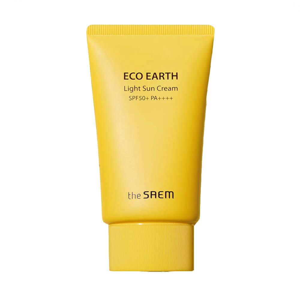 The Saem Eco Earth Power Light Sun Cream SPF50 Сонцезахисний крем для обличчя