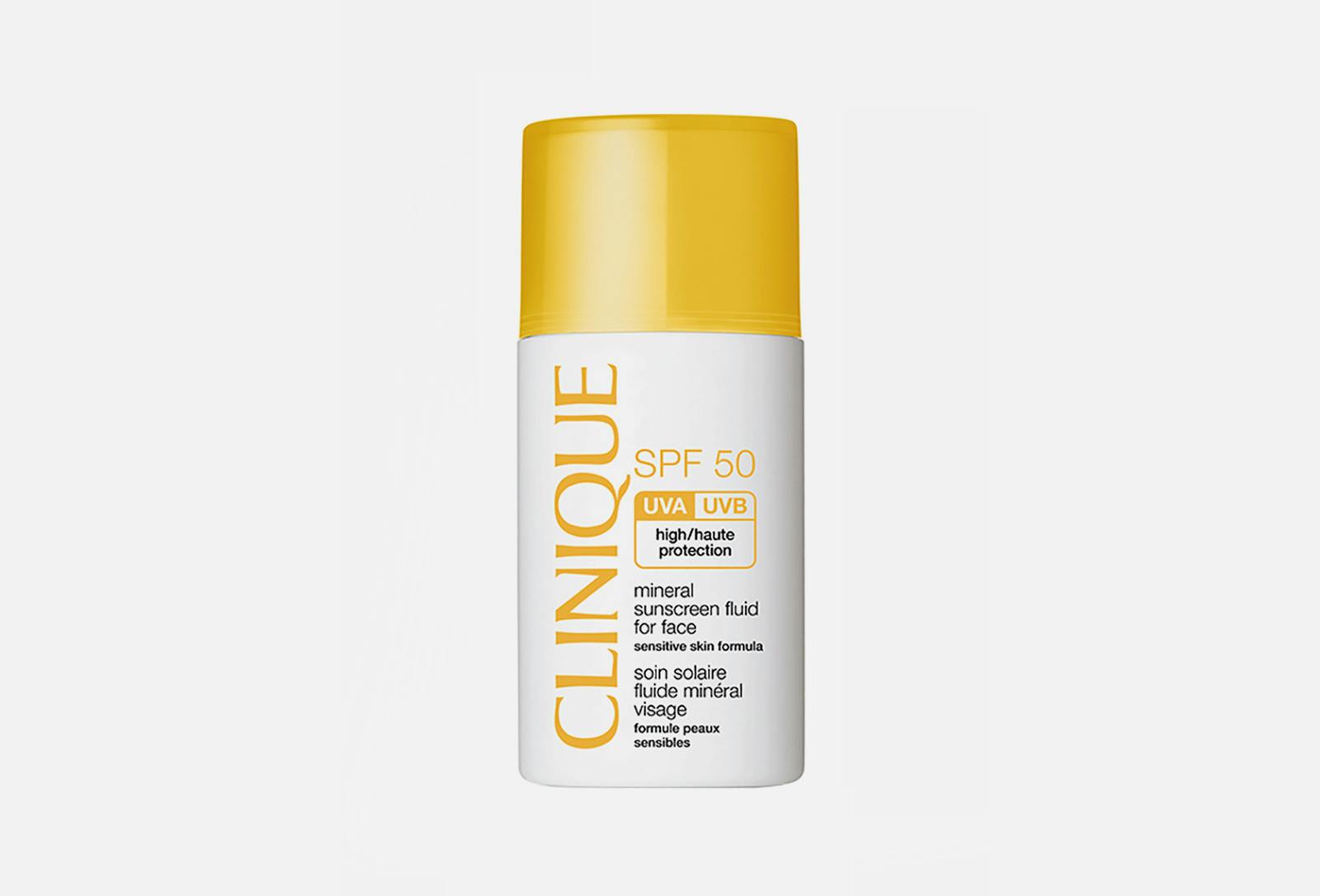 Clinique Mineral Sunscreen Fluid For Face SPF50 Сонцезахисний мінеральний флюїд для обличчя