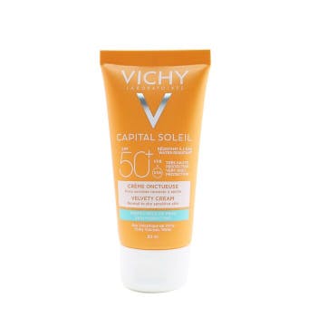 Vichy Capital Soleil Velvety Cream SPF50 Сонцезахисний крем для обличчя потрійної дії SPF 50 