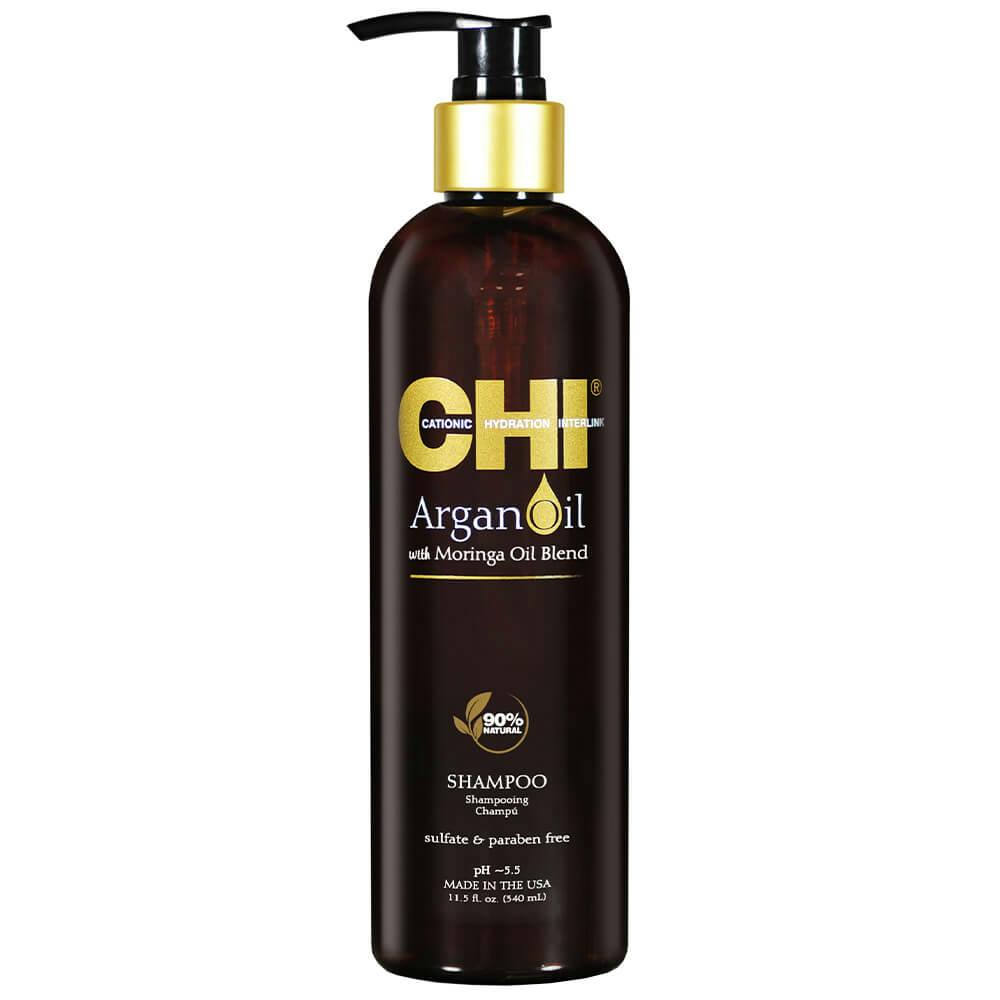 CHI Argan Oil With Moringa Oil Blend Shampoo Відновлюючий шампунь з маслами аргани та моринги
