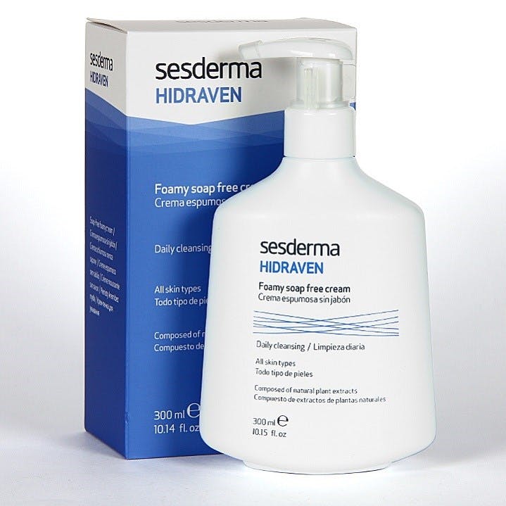 SesDerma Laboratories Hidraven Foamy Soapless Cream Пінистий гель для вмивання обличчя і тіла