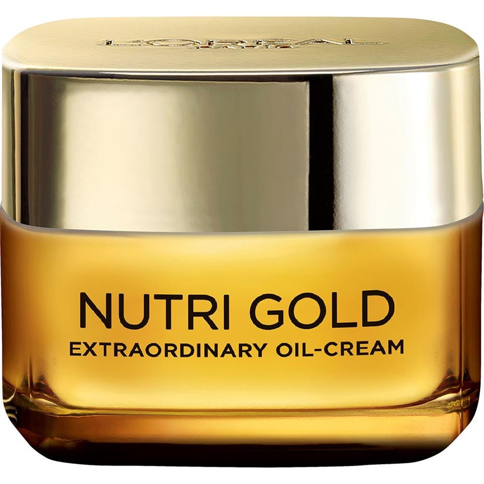 Loreal Paris Nutri Gold Oil Ritual Nourishing Cream Екстраординарна олія-в-кремі "Розкіш Живлення" для шкіри, з ефірними маслами і білим жасмином