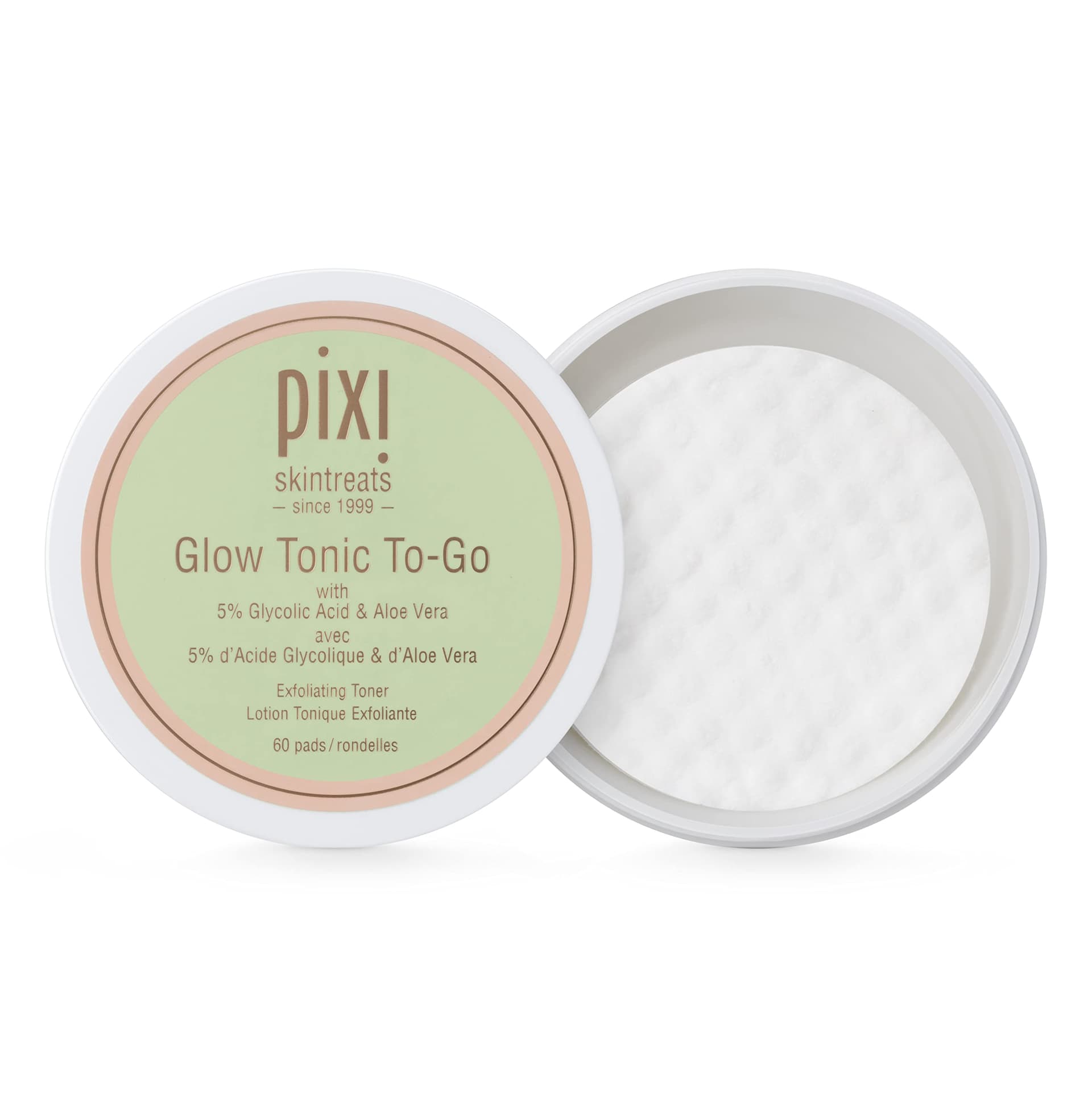 Pixi Glow Tonic To-Go Exfoliating Toner Pads Диски, просочені тоніком