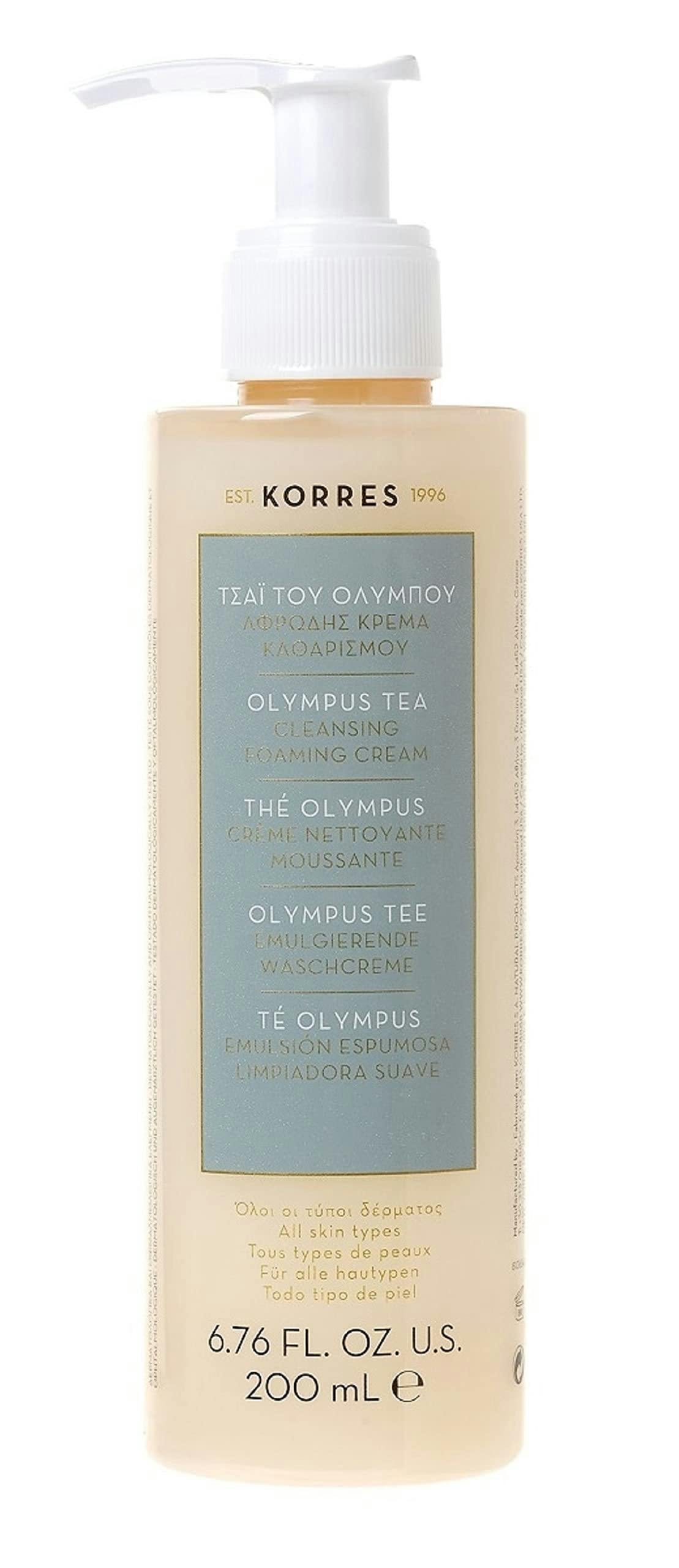 Korres Olympus Tea Cleansing Foaming Cream Крем-гель для умивання, з гірським чаєм