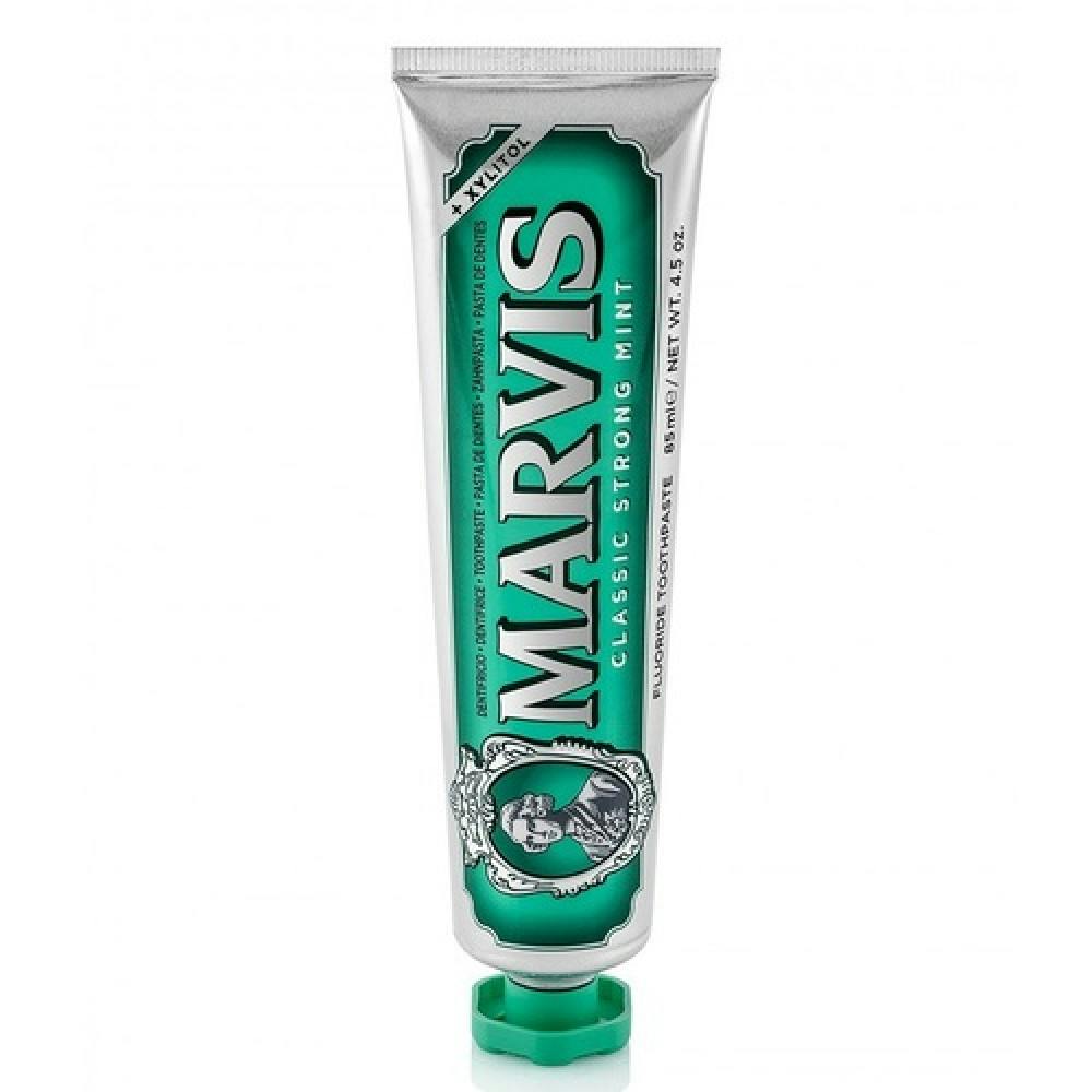 Marvis Classic Strong Mint + Xylitol Зубна паста "Класична м'ята" з ксилитол