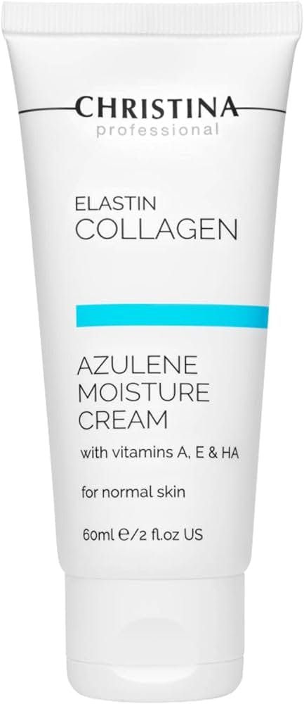Christina Elastin Collagen Azulene Moisture Cream Зволожувальний азуленовий крем з колагеном і еластином для нормальної шкіри