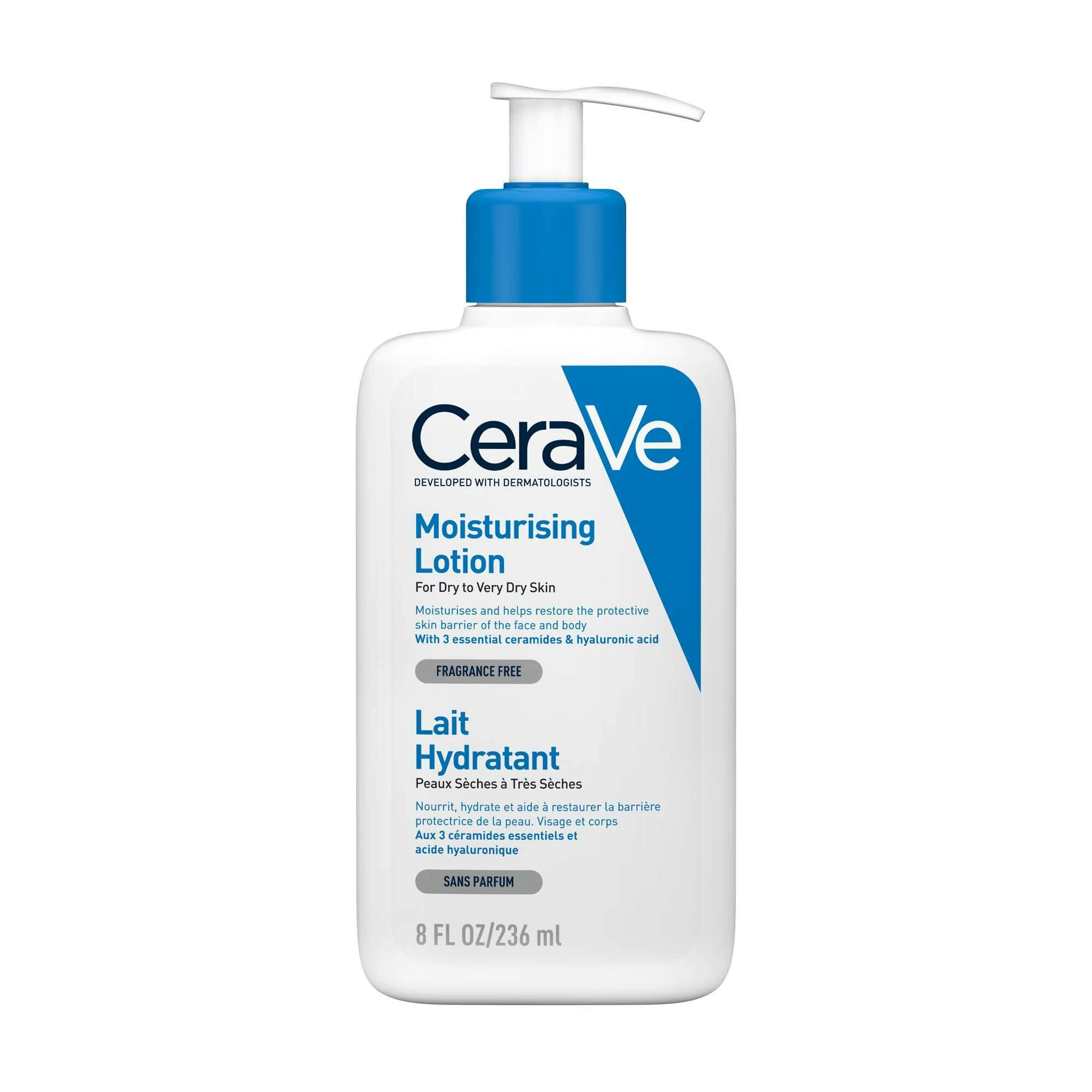 CeraVe Moisturising Lotion Зволожувальне молочко для сухої та дуже сухої шкіри обличчя і тіла