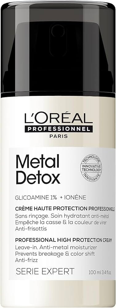 L'Oreal Professionnel Metal Detox Professional High Protection Cream Професійний крем-догляд для зменшення ламкості всіх типів волосся та небажаної зміни кольору