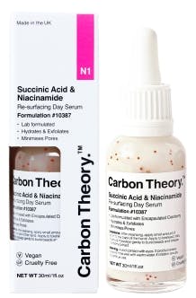 Carbon Theory Succinic Acid & Niacinamide Serum Сироватка з бурштиновою кислотою та ніацинамідом для обличчя