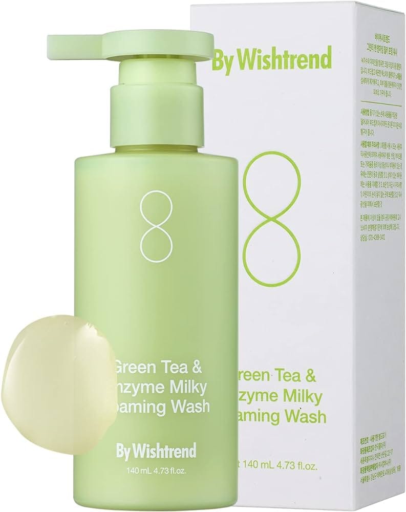 By Wishtrend Green Tea & Enzyme Milky Foaming Wash Пінка для вмивання із зеленим чаєм та ензимами
