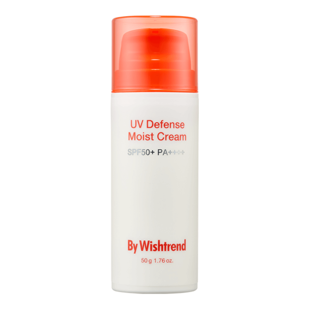 By Wishtrend UV Defense Moist Cream SPF 50+ PA++++ Зволожувальний сонцезахисний крем із пантенолом