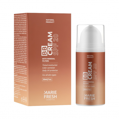Marie Fresh Cosmetics BB Cream SPF 20 Тонувальний ВВ-крем для обличчя