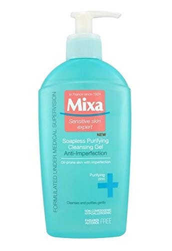 Mixa Anti-imperfection Gentle Purifying Gel Очищувальний гель для вмивання для чутливої шкіри обличчя, схильної до недосконалостей