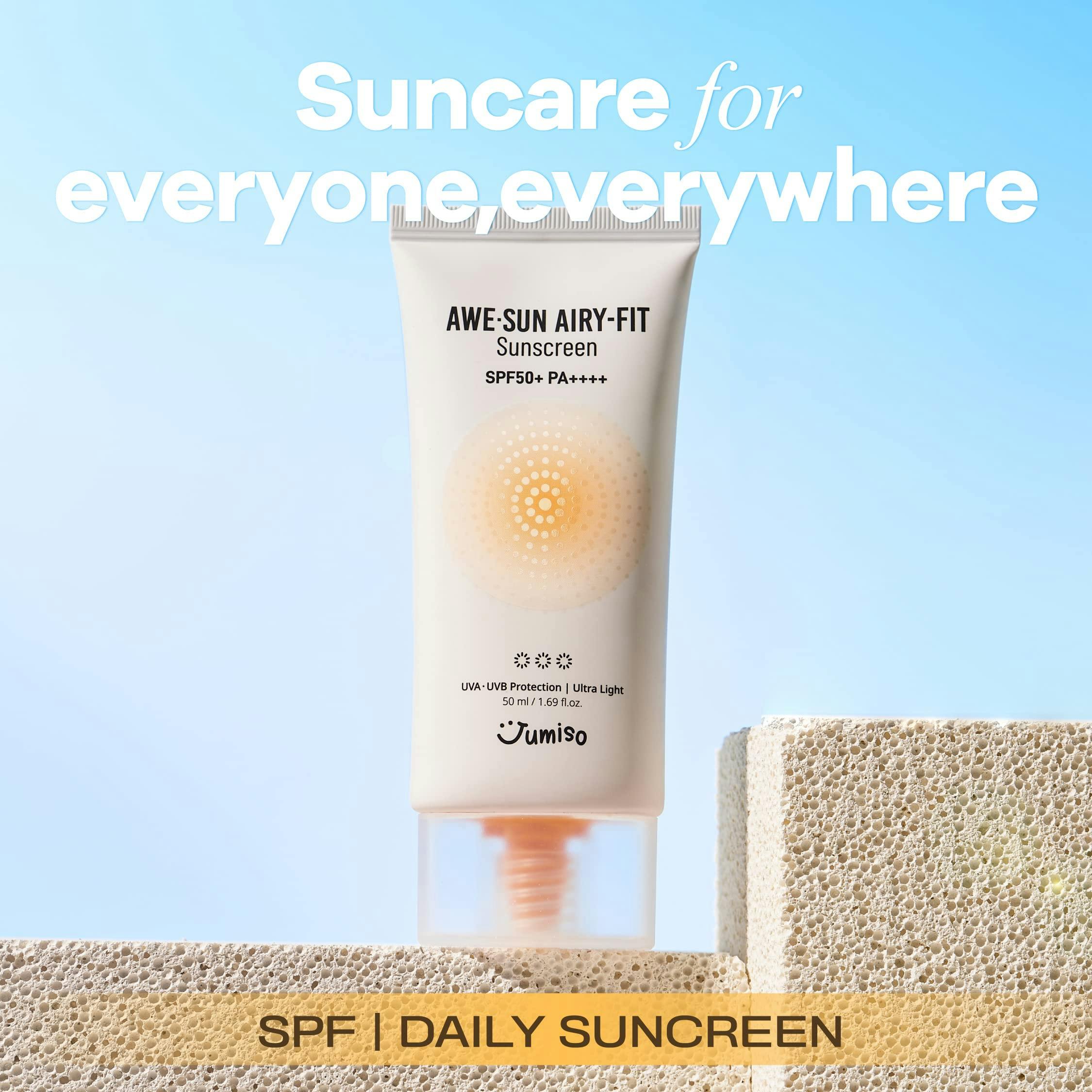 Jumiso Awe Sun Airy-Fit Sunscreen SPF50+ PA++++ Сонцезахисний крем на хімічних фільтрах
