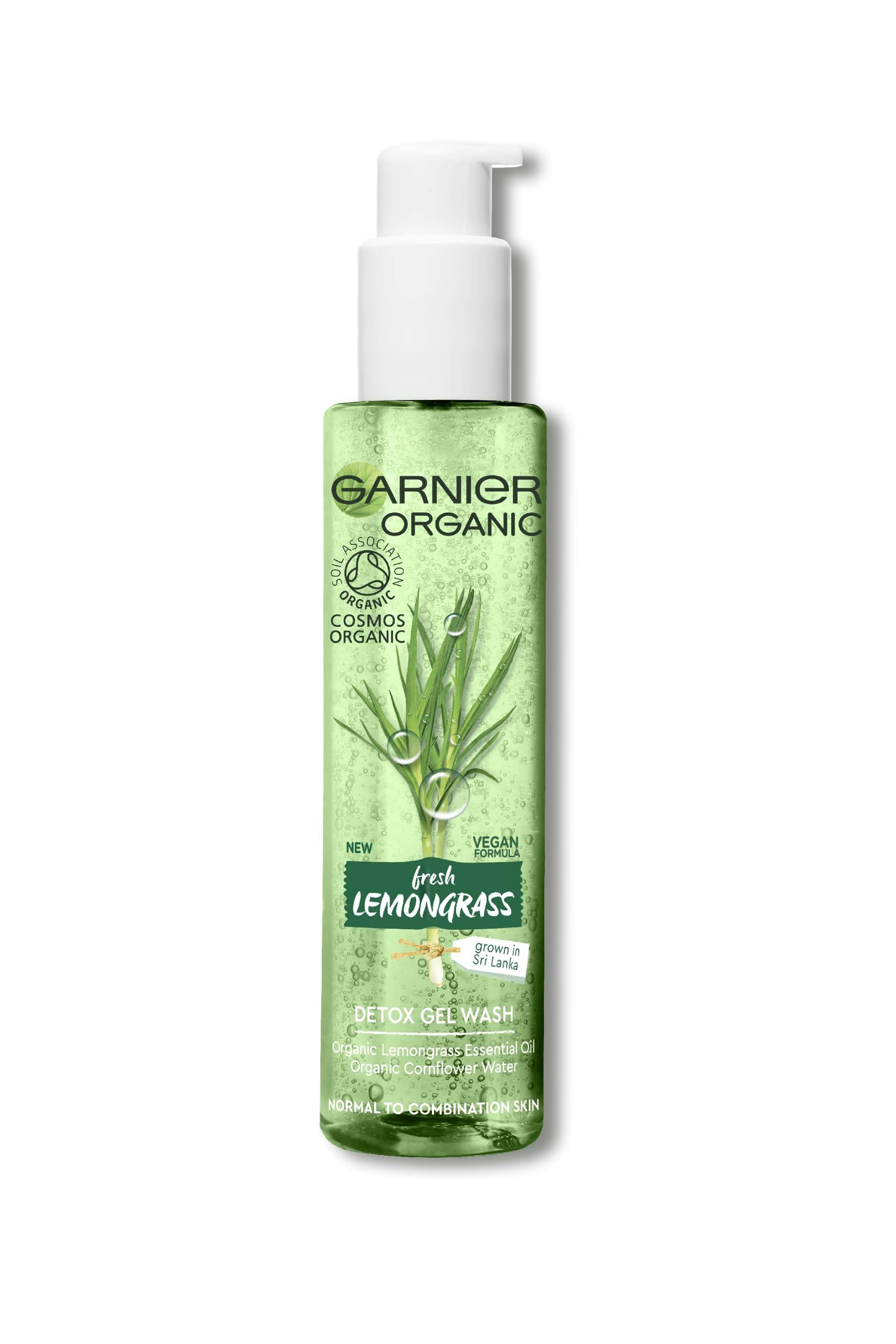Garnier Bio Fresh Lemongrass Detox Gel Wash Детокс-гель для вмивання з екстрактом лемонграсу для нормальної та комбінованої шкіри