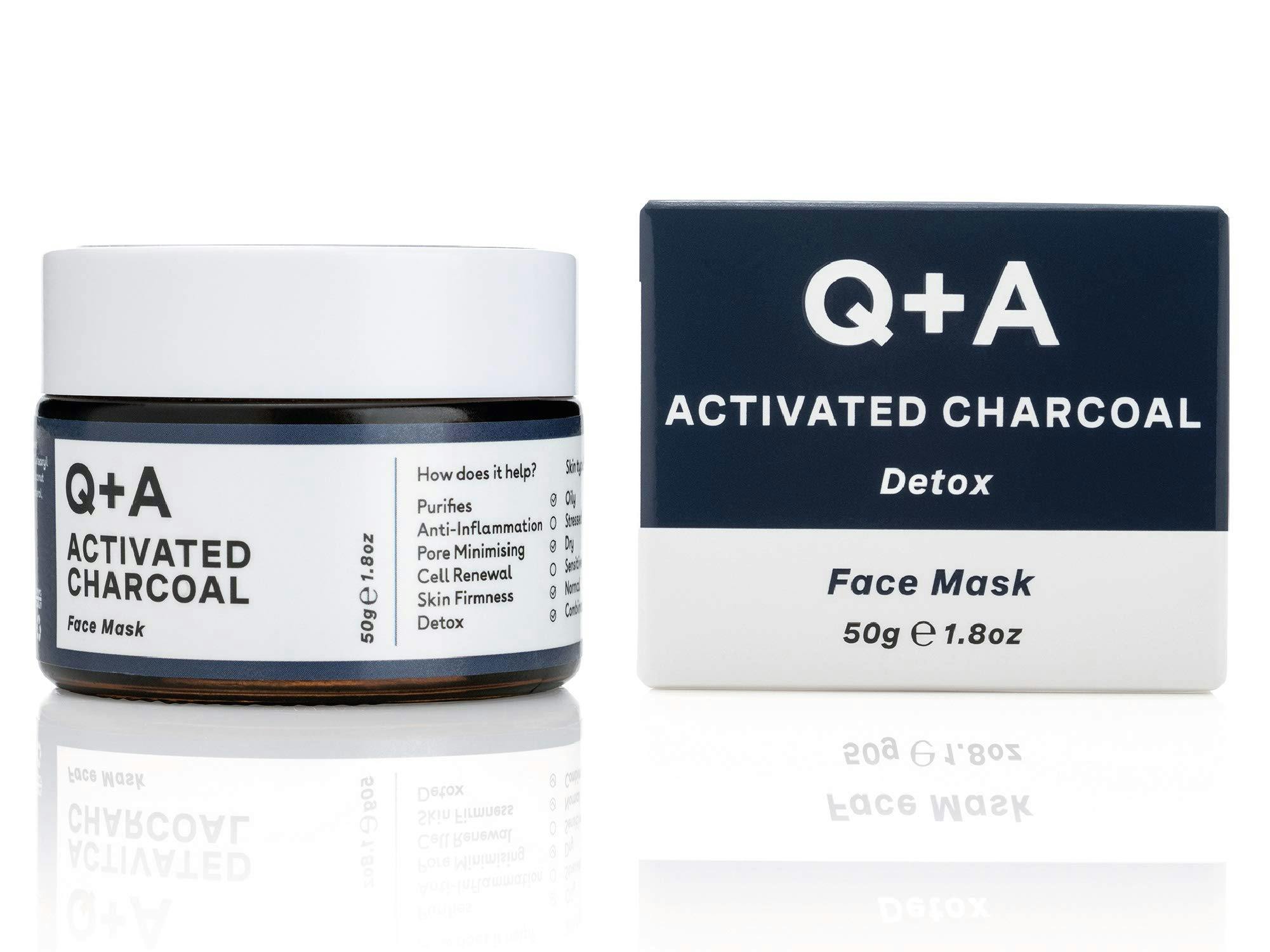 Q+A Activated Charcoal Face Mask Маска для обличчя "Детокс"
