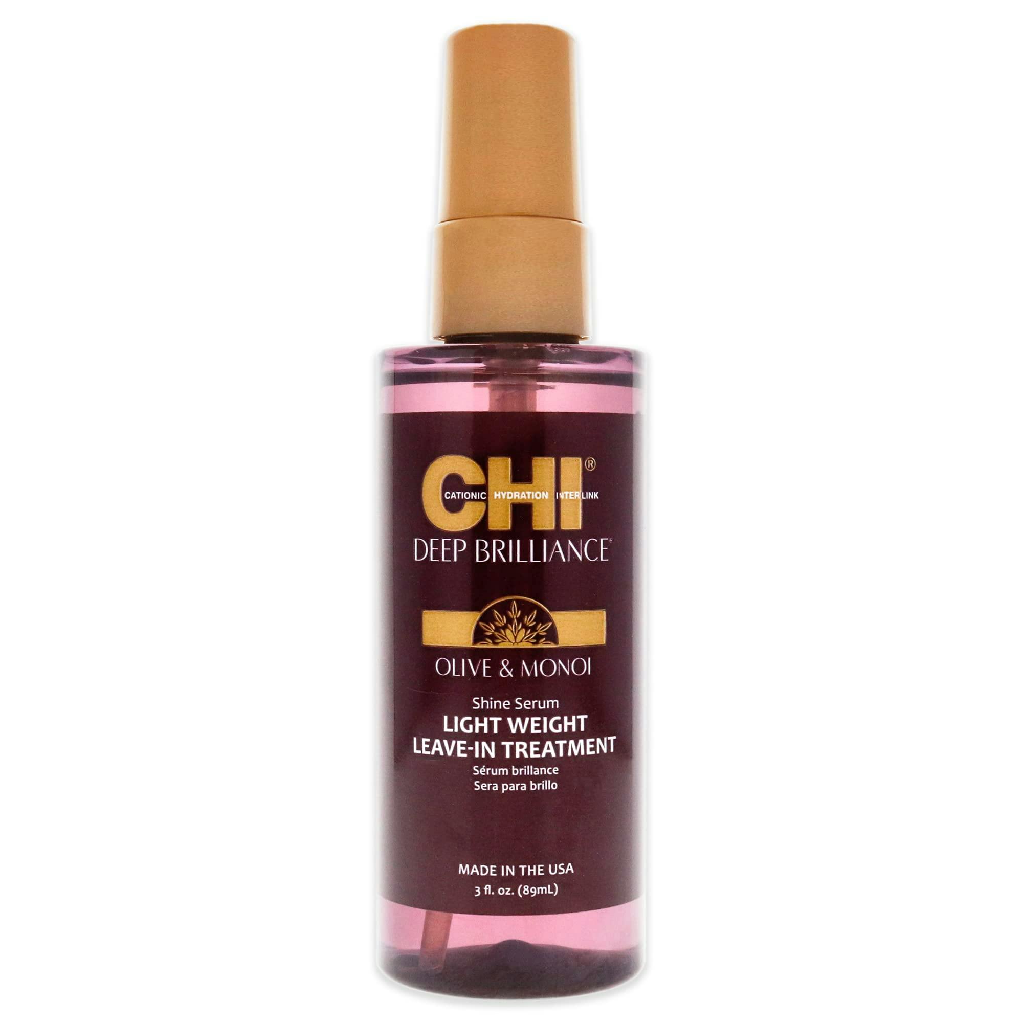 CHI Deep Brilliance Shine Serum Light Weight Leave-In Treatment Незмивна сироватка-шовк для волосся