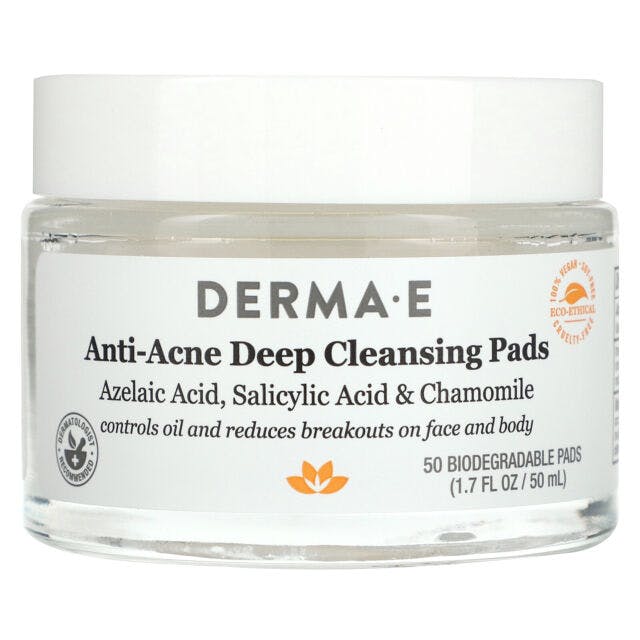 Derma E Anti Acne Deep Cleansing Pads Пади для глибокого очищення проти прищів