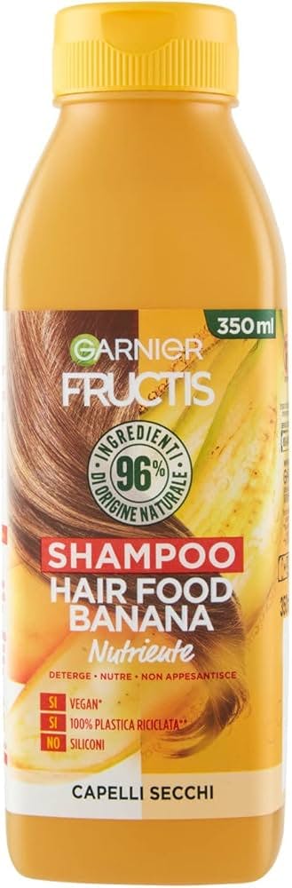 Garnier Fructis Superfood Banana Shampoo Шампунь "Банан", живлення для сухого і дуже сухого волосся