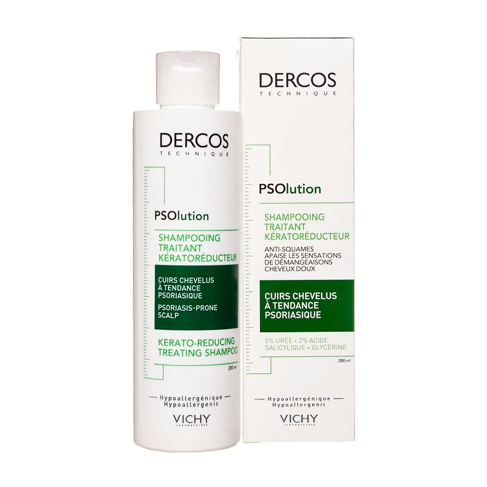 Vichy Dercos PSOlution Кератолітичний шампунь для шкіри голови з проявами лущення та свербіння