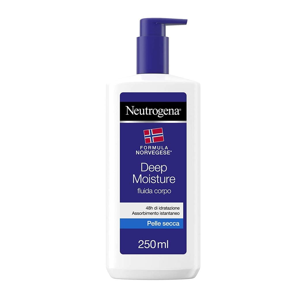 Neutrogena Deep Moisture Body Lotion Crema Fluida Глибоко зволожувальний флюїд для обличчя та тіла