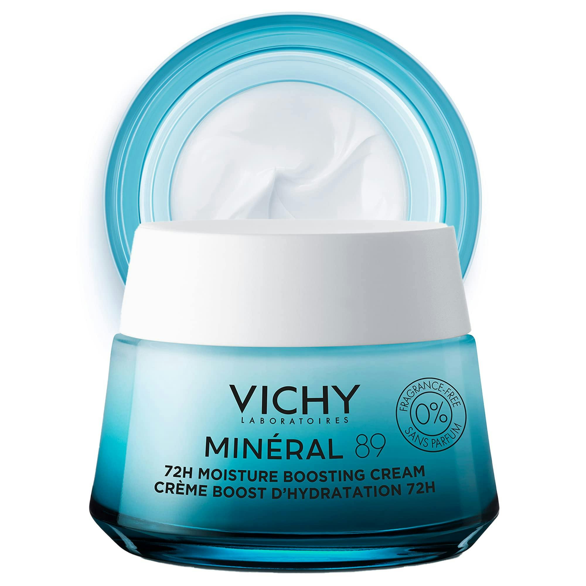 Vichy Mineral 89 Light 72H Moisture Boosting Cream Легкий крем для всіх типів шкіри обличчя, зволоження 72 години