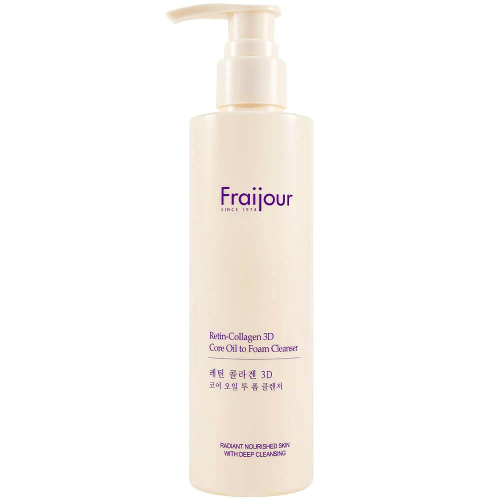 Fraijour Retin-Collagen 3D Core Oil to Foam Cleanser Гідрофільна очищувальна олія-пінка з колагеном для обличчя