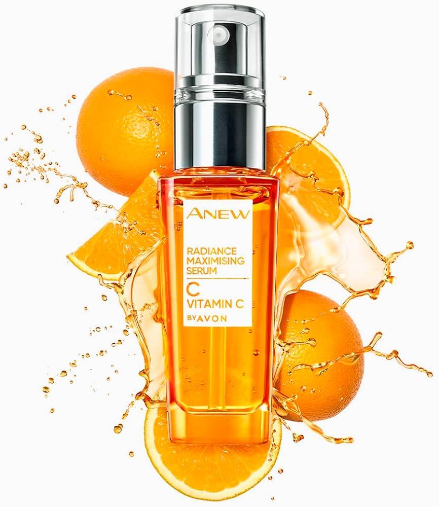 Avon Anew Vitamin C Radiance Maximizing Serum Освітлювальна та омолоджувальна сироватка для обличчя з 10 % вітаміном С