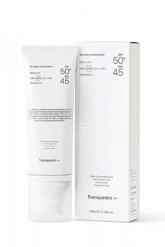 Transparent Lab Invisible Sunscreen SPF50+ Сонцезахисний крем для обличчя