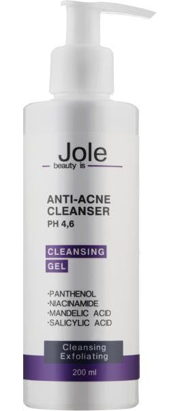 Jole Anti-Acne Cleanser Гель для вмивання із саліциловою й мигдальною кислотами