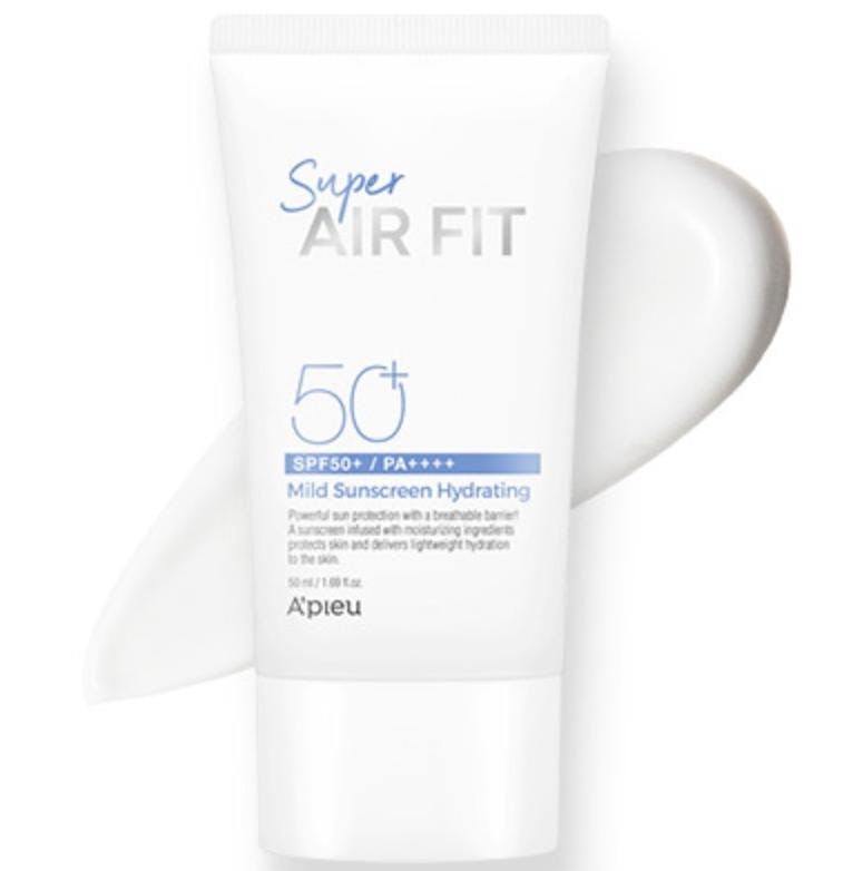 A'Pieu Super Air Fit Mild Sunscreen Hydrating SPF50+ PA++++ Сонцезахисний зволожувальний крем