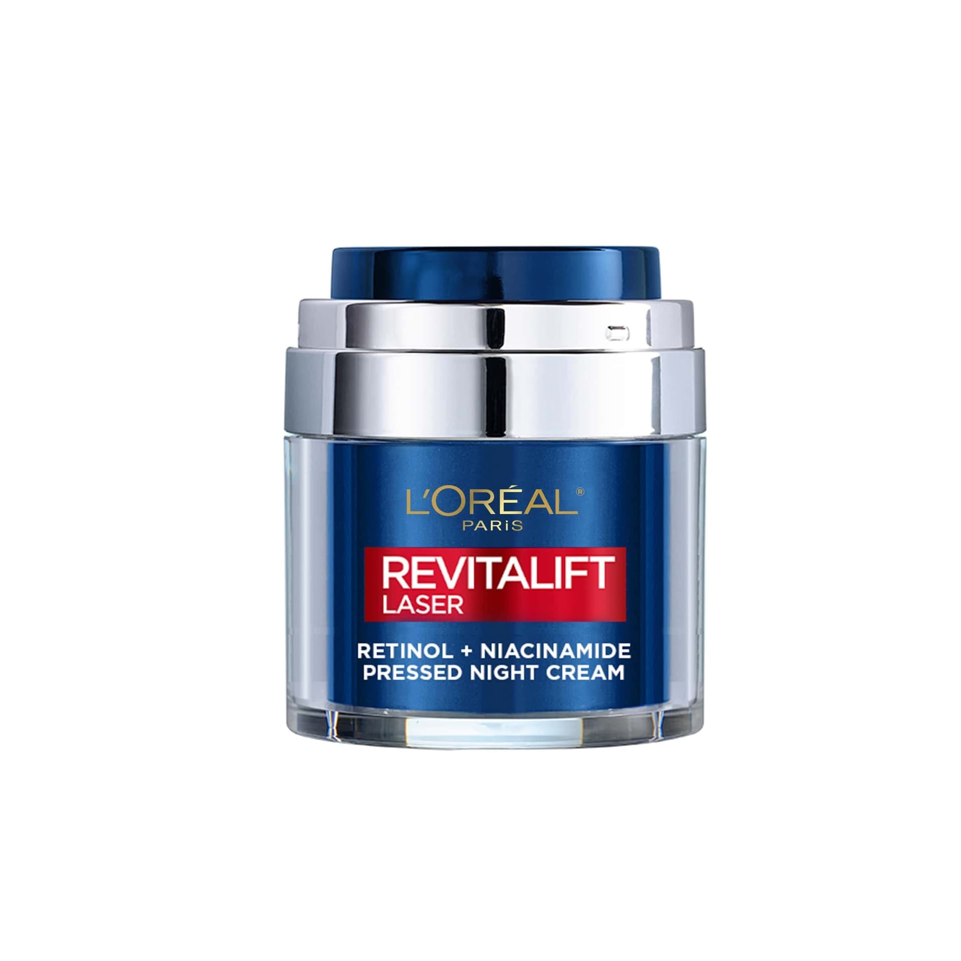 L'Oreal Paris Revitalift Laser Renew Retinol + Niacinamide Pressed Night Cream Нічний крем з ретинолом та нікотинамідом проти зморщок та для покращення кольору обличчя