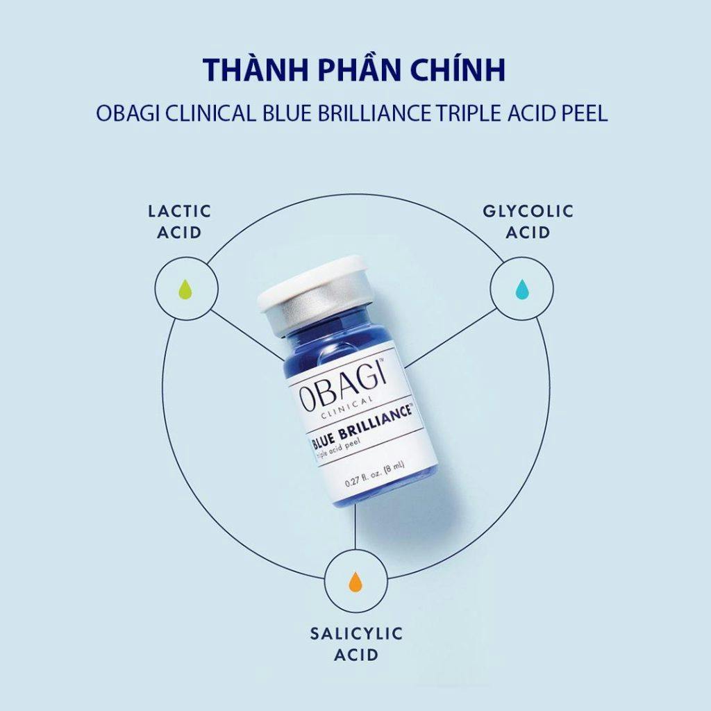Obagi Clinical Blue Brilliance Triple Acid Peel Блакитний пілинг для обличчя