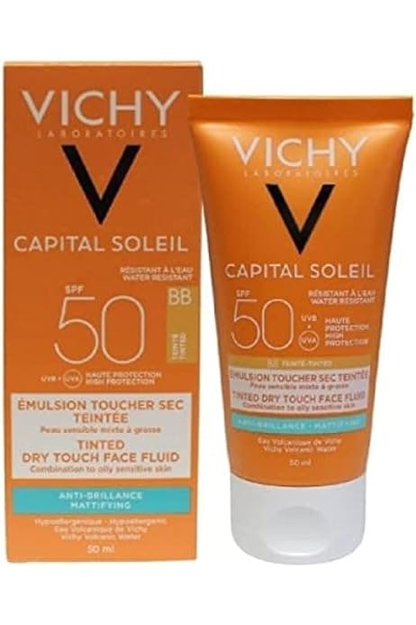 Vichy Capital Soleil Dry Touch Face Fluid SPF 50 Сонцезахисна матувальна емульсія для обличчя