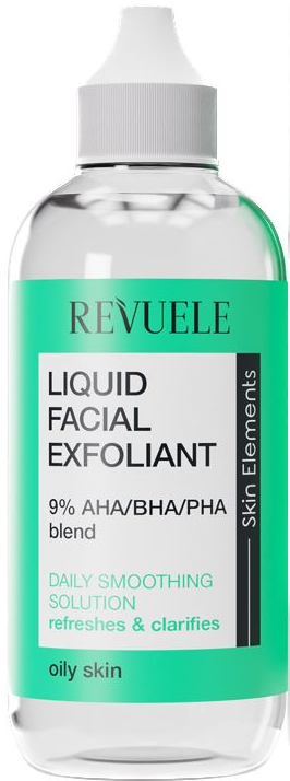 Revuele Liquid Facial Exfoliant 9% AHA/BHA/PHA Blend Рідкий ексфоліант для обличчя