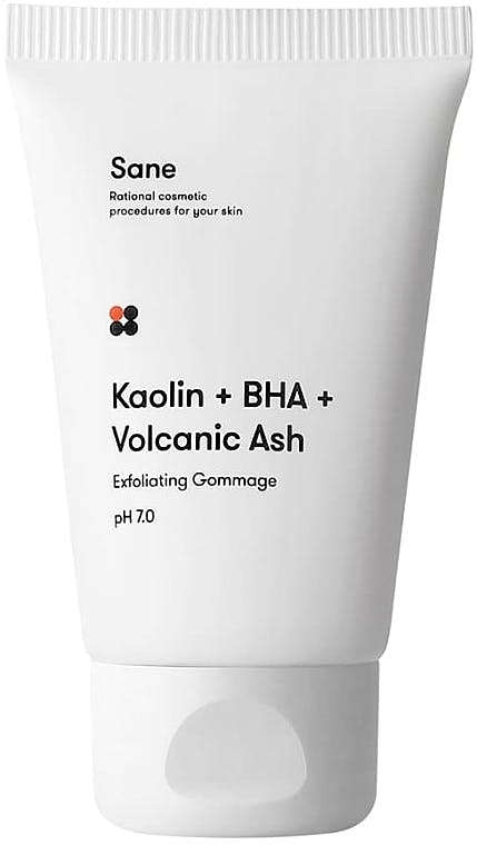 Sane Kaolin + BHA + Volcanic Ash Exfoliating Gommage PH 7.0 Гоммаж для обличчя з саліциловою кислотою