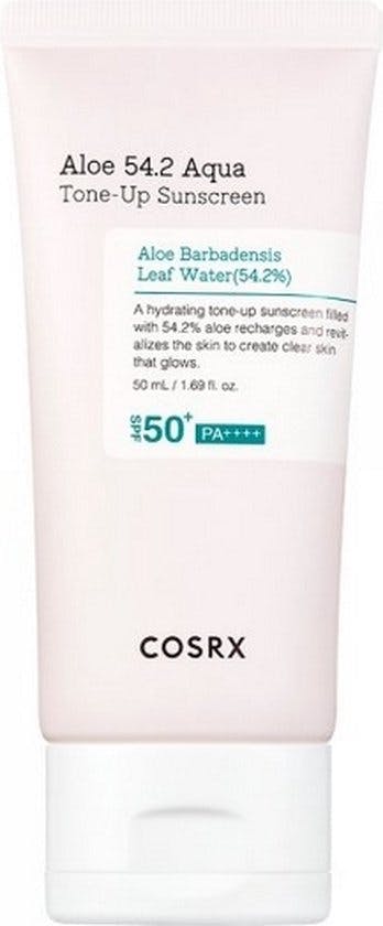 Cosrx Aloe 54.2 Aqua Tone Up Sunscreen SPF 50+ PA++++ Зволожувальний сонцезахисний крем
