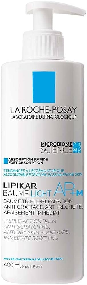 La Roche-Posay Lipikar Baume AP+M Ліпідовідновлювальний легкий бальзам для догляду за сухою, дуже сухою та схильною до атопії шкірою обличчя та тіла дорослих