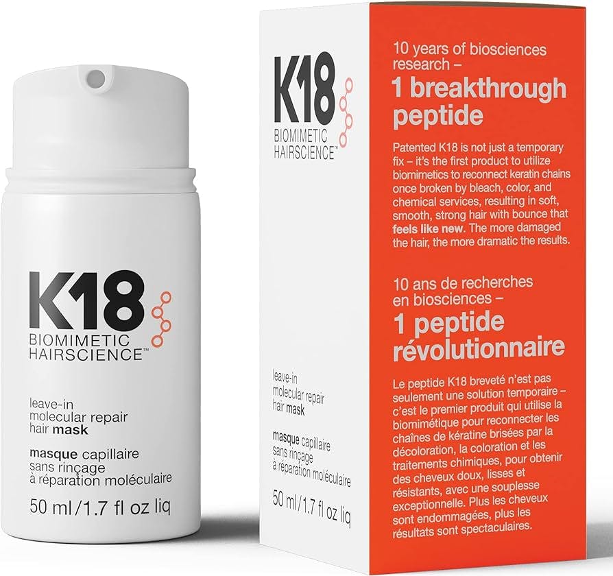 K18 Leave-in molecular repair hair mask Незмивна маска для молекулярного відновлення волосся