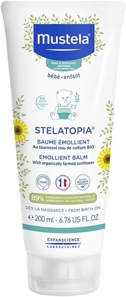 Mustela Stelatopia Emollient Cream With Sunflower Крем для сухої та атопічної шкіри