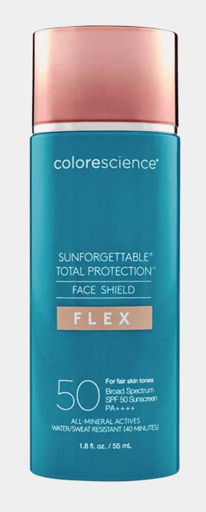 Colorescience Sunforgettable Total Protection Face Shield Flex SPF 50 / PA++++ Сонцезахисний крем для обличчя з адаптивними пігментами