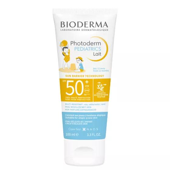 Bioderma Photoderm Pediatrics Lait SPF50+ Дитяче сонцезахисне молочко для обличчя й тіла