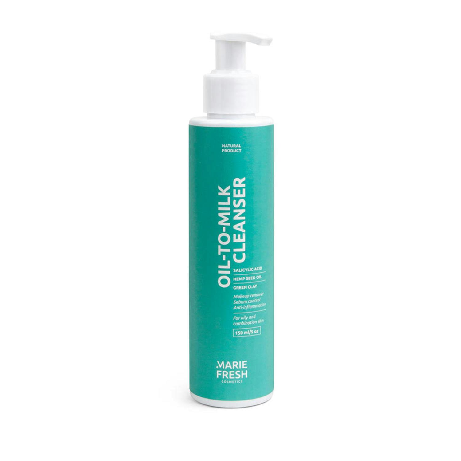 Marie Fresh Cosmetics Oil-to-milk Cleanser For Oily Skin Гідрофільна олія з саліциловою кислотою для жирної та комбінованої шкіри