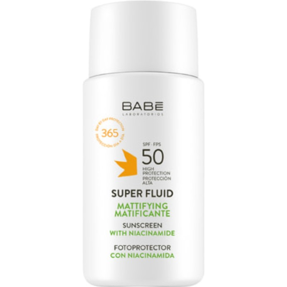 Babe Laboratorios Super Fluid SPF 50 Сонцезахисний матуючий суперфлюїд SPF 50 з ніацинамідом