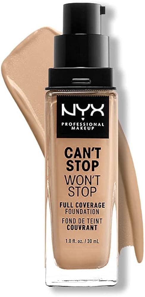 NYX Professional Makeup Can't Stop Won't Stop Full Coverage Foundation Стійка тональна основа для обличчя