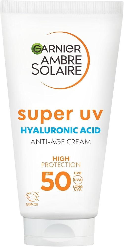 Garnier Ambre Solaire Anti-Age Super UV Protection Cream SPF50 Сонцезахисний крем для обличчя