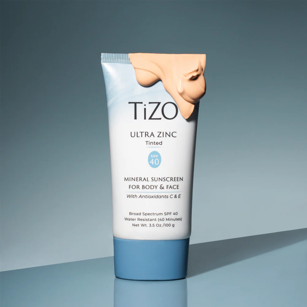 TIZO Ultra Zinc Tinted SPF 40 Тонуючий сонцезахисний крем для обличчя та тіла